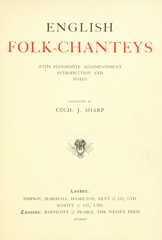 English Folk-Chanteys
