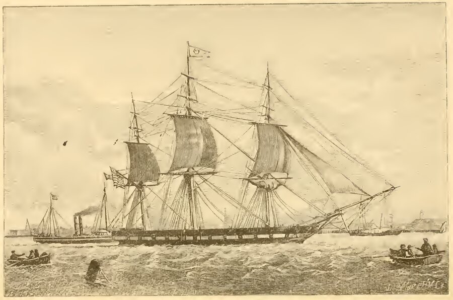 The Jamestown Brings Famine Relief to Ireland