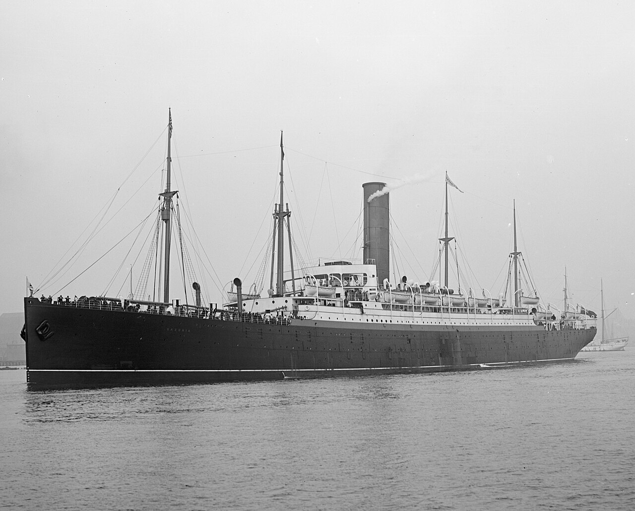 The Mary P. Mesquita Is Run Down by the Saxonia